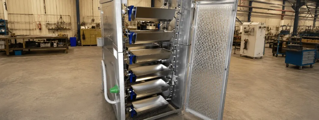 Industrial Material Handling Hopper and Bulk Storage Container System