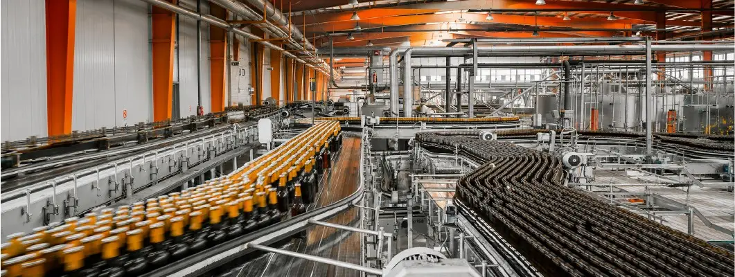 Automated Industrial Packing Line Machinery and Product Flattening System